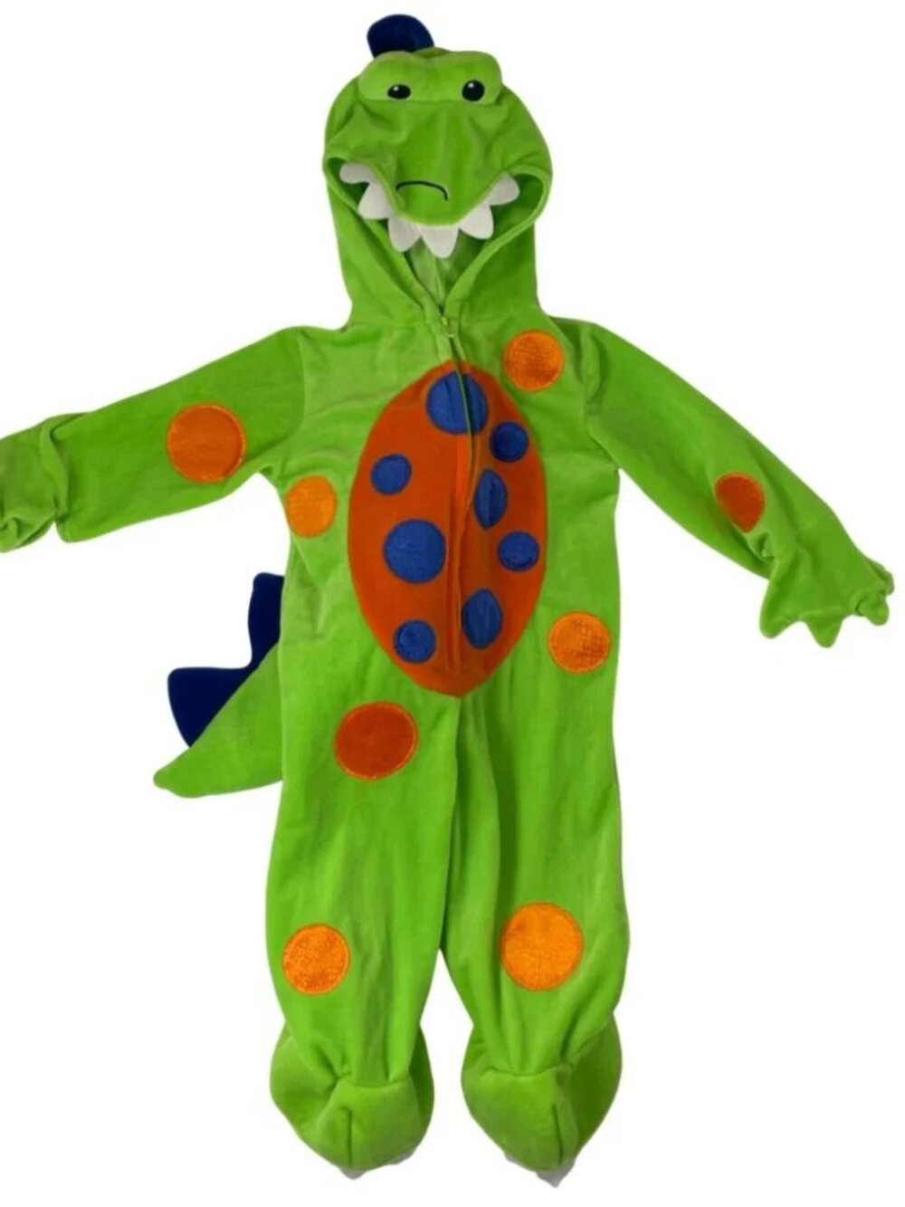 Koala Kids Green Baby Dragon Dinosaur Plush Tail Halloween Costume Dress Up 6-9M